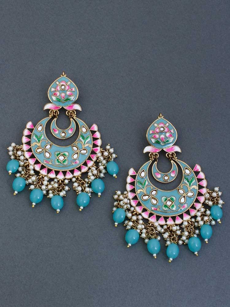 Turquoise Monica Chandbalis - Bling Bag