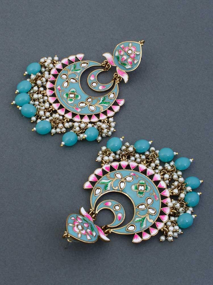 Turquoise Monica Chandbalis - Bling Bag