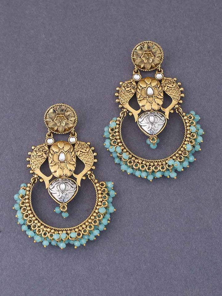 Turquoise Orun Chandbalis Earrings