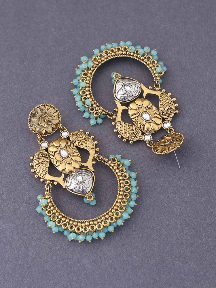 Turquoise Orun Chandbalis Earrings