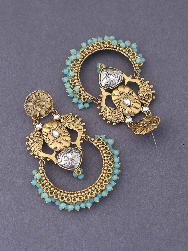 Turquoise Orun Chandbalis Earrings