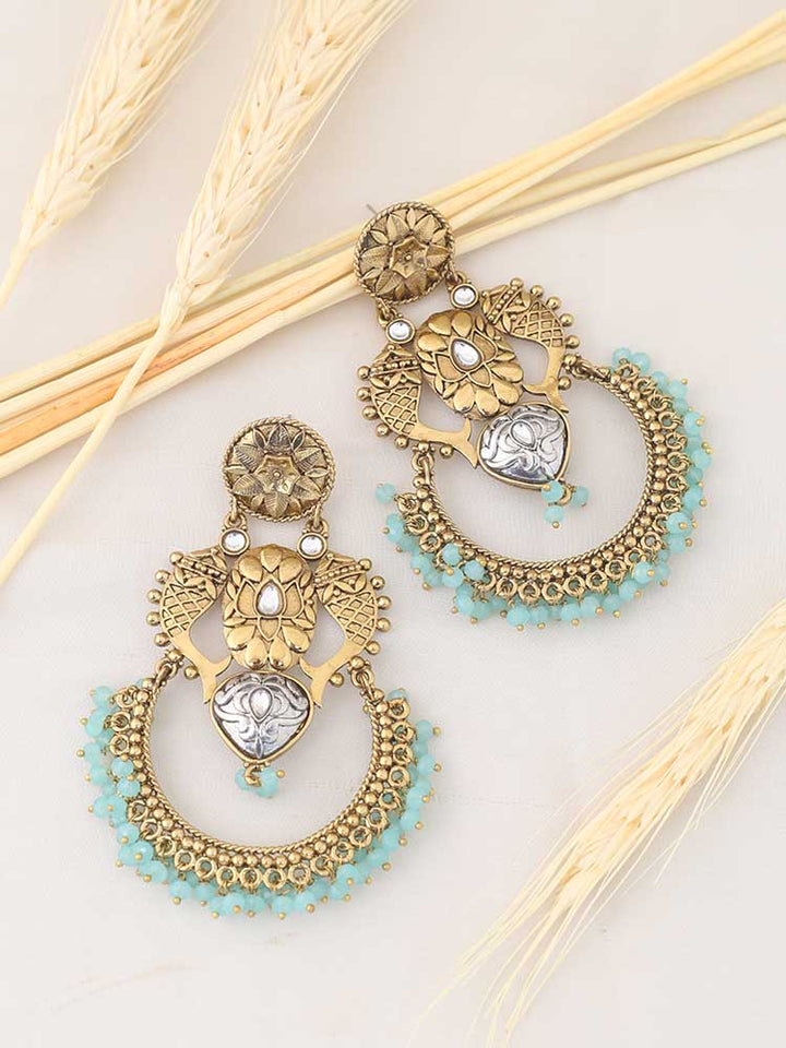 Turquoise Orun Chandbalis Earrings