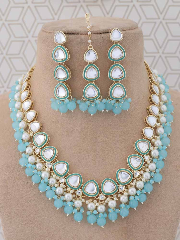 Turquoise Poulami Jewellery Set