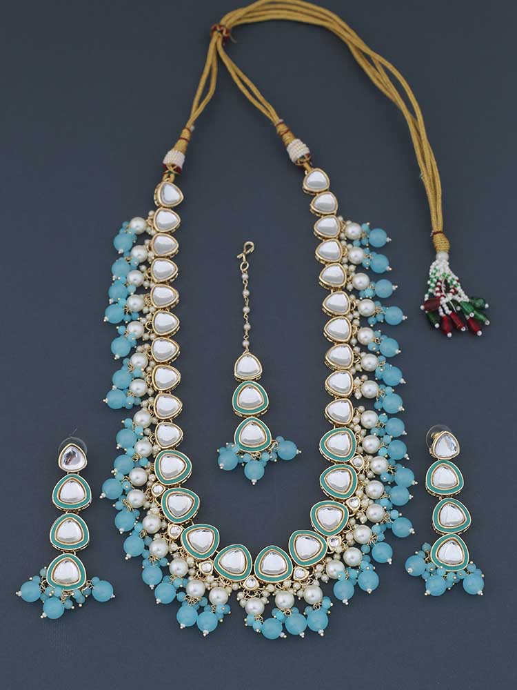 Turquoise Poulami Jewellery Set