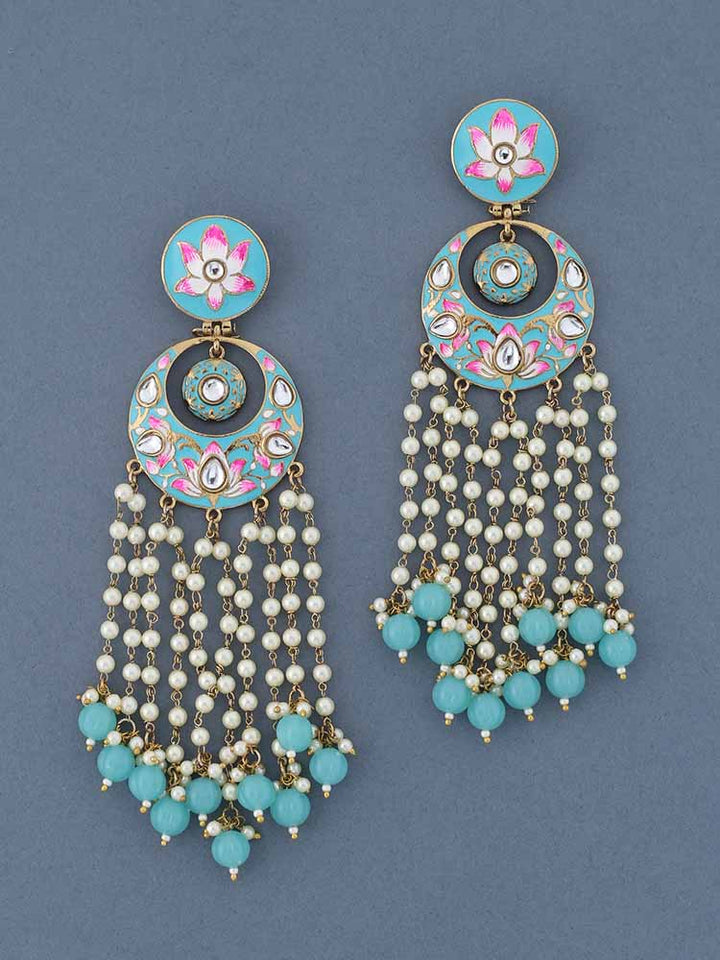 Turquoise Rivha Chandbalis