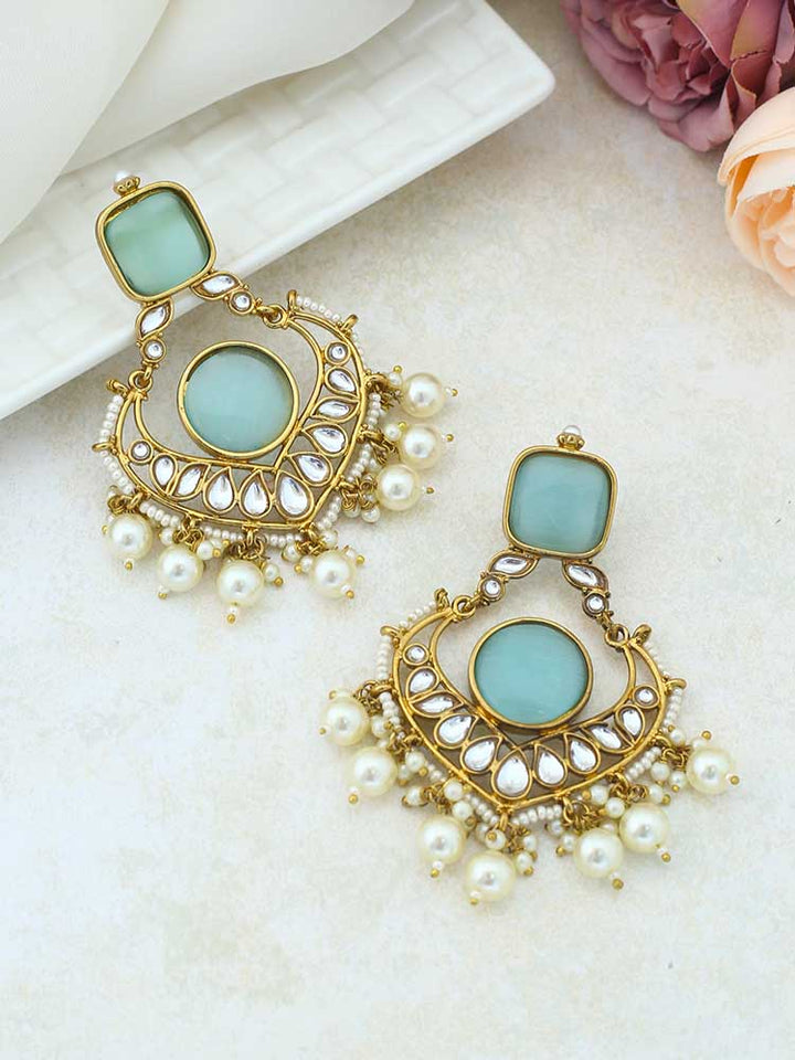 Turquoise Saartha Chandbalis