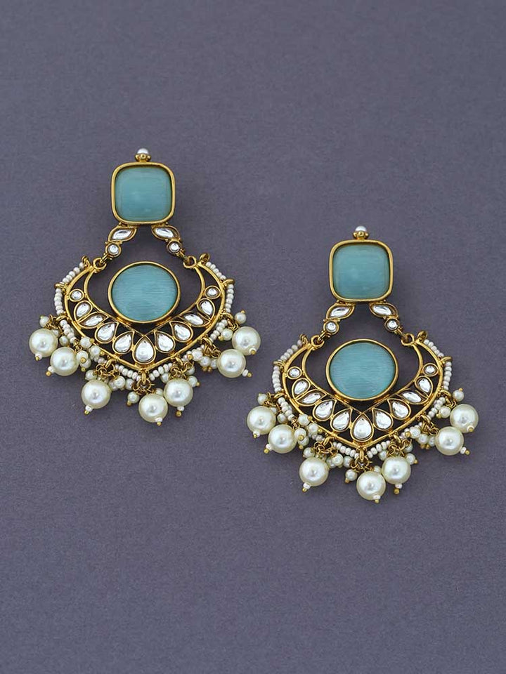 Turquoise Saartha Chandbalis