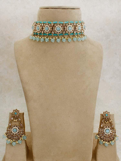 Turquoise Swarupa Jewellery Set - Bling Bag