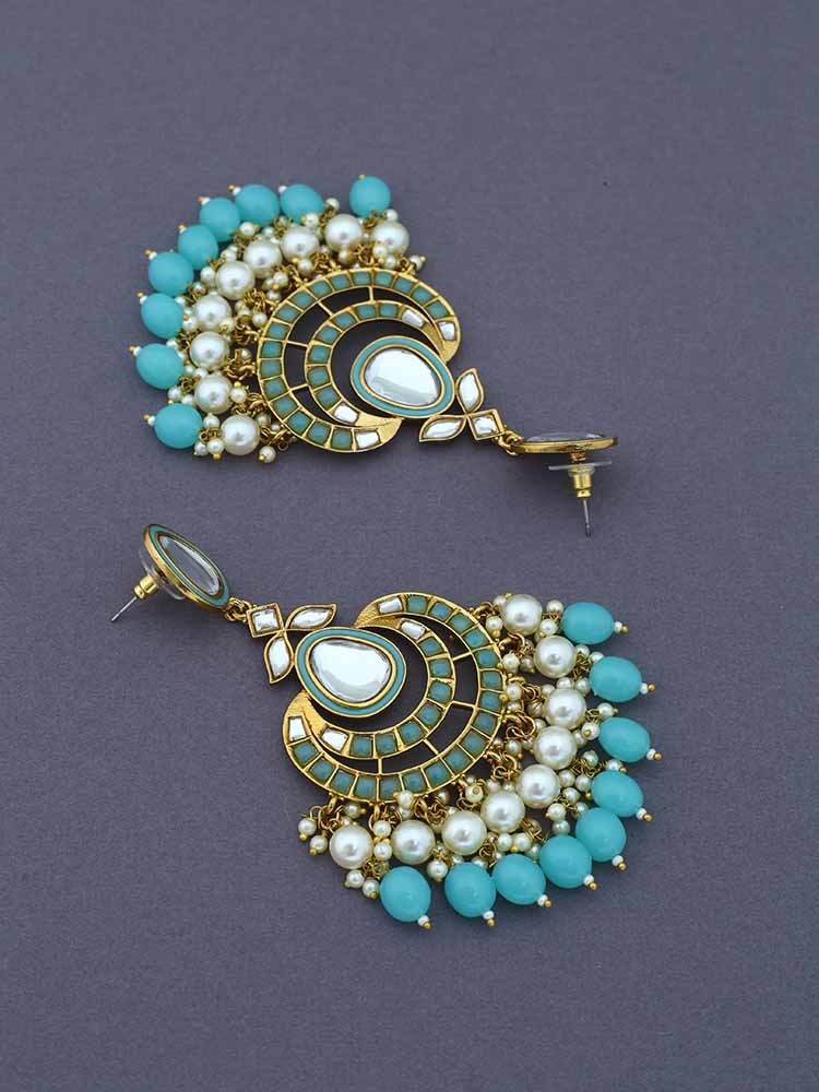 Turquoise Upasana Chandbalis - EOSS