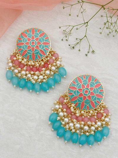 Turquoise Yatish Designer Earrings - Bling Bag