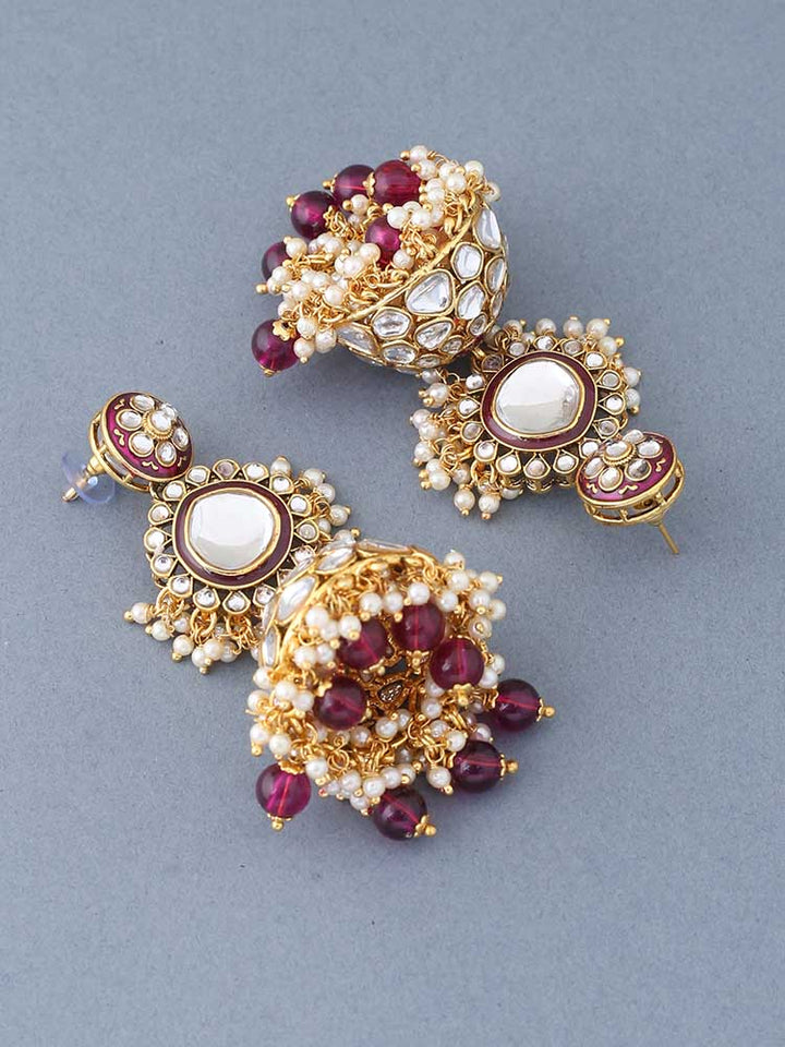 Wine Aadarshiya Jhumkis