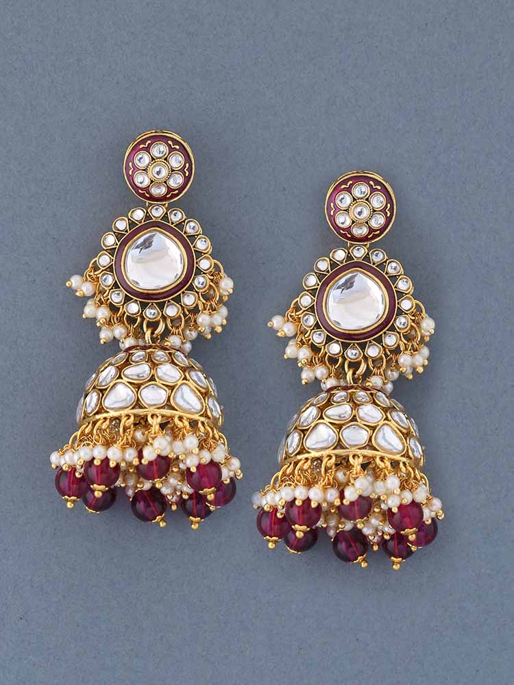 Wine Aadarshiya Jhumkis