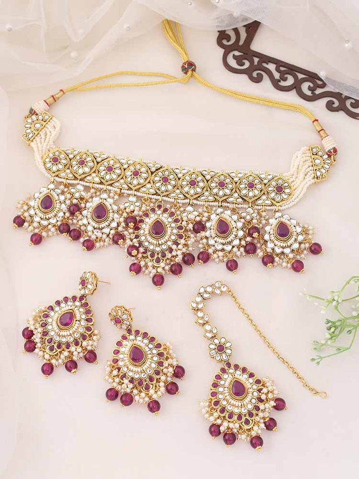 Wine Shaleena Jewellery Set
