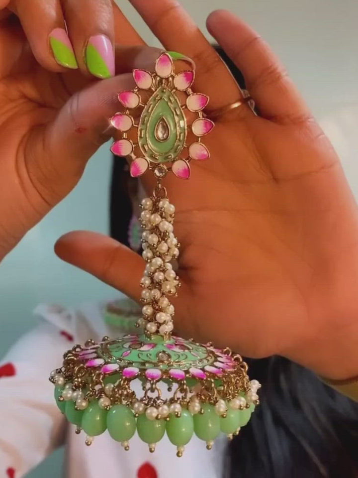 Mint Jacki Jhumkis