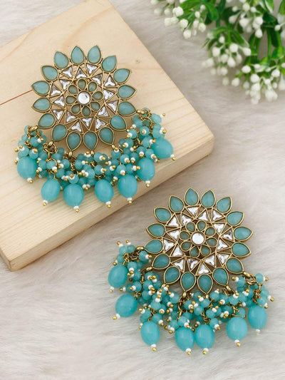 Turquoise Augustina Studs - Bling Bag