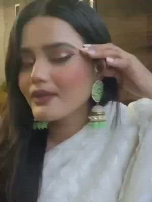 Mint Gamini Lotus Jhumkis