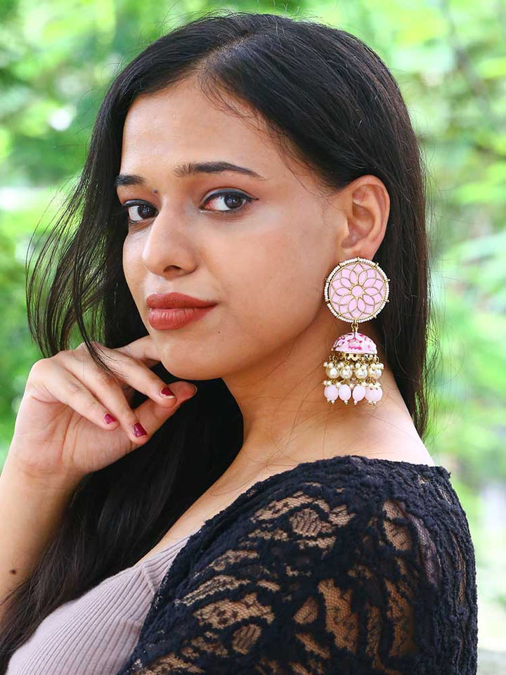 Blush Gamini Jhumkis