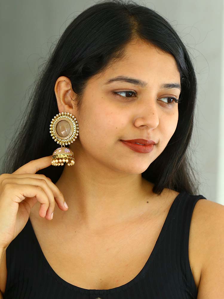 Brown Virat Jhumkis - EOSS