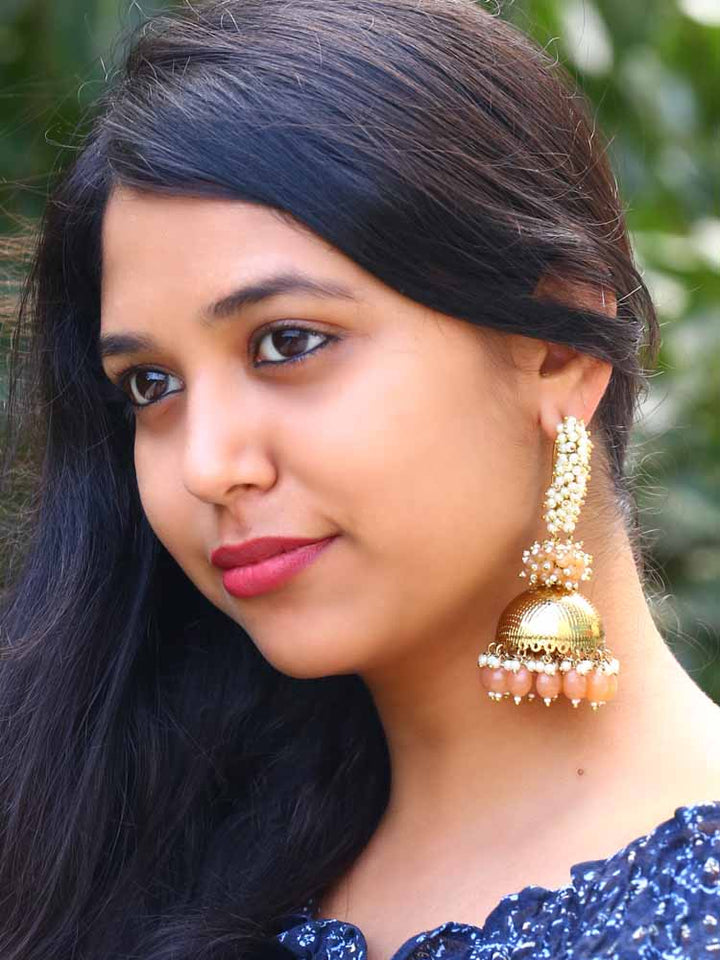 Brown Jivansh Jhumkis