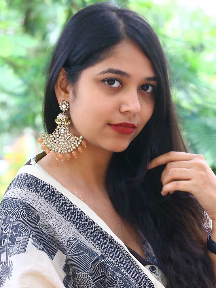 Brown Hamsini Chandbalis