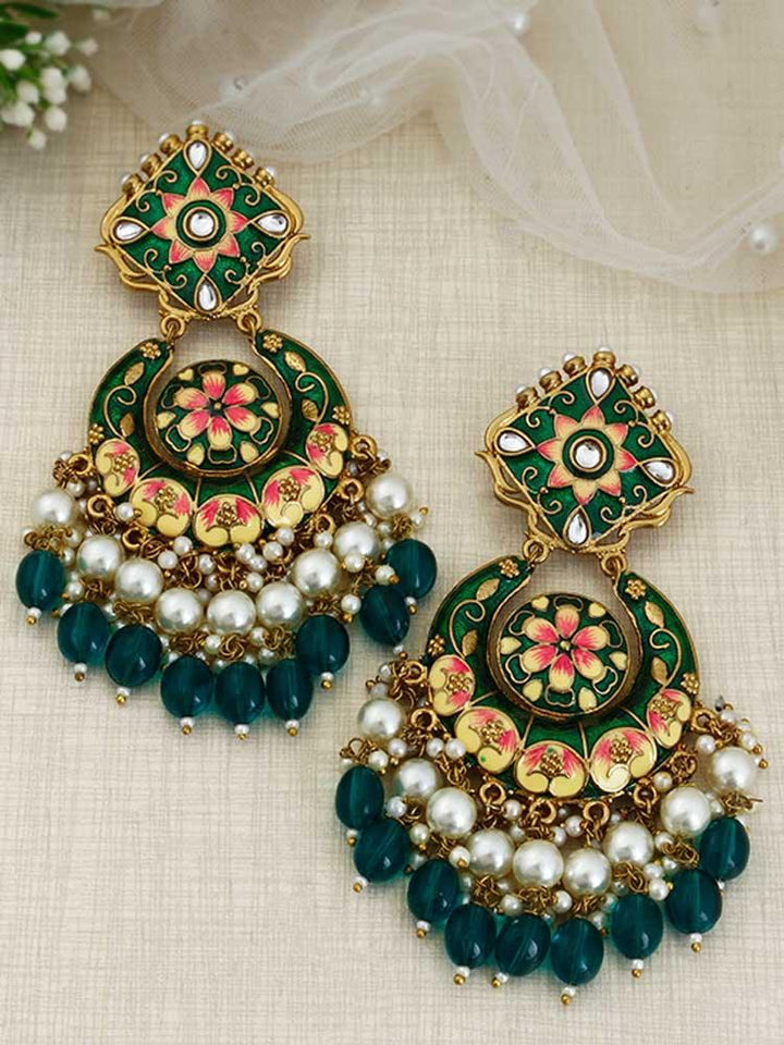 Emerald Bhanavi Chandbalis - Bling Bag