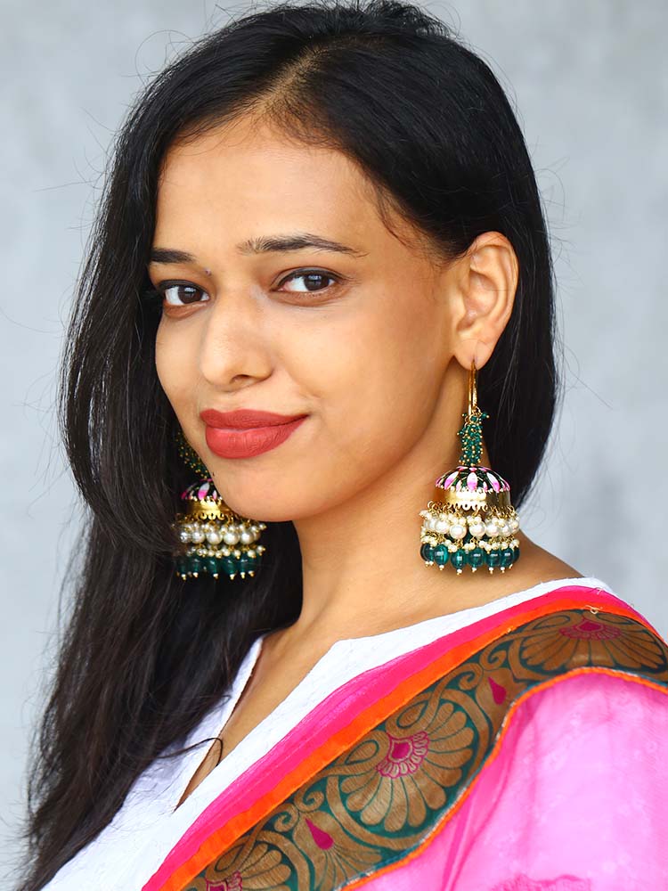Emerald Rajamani Jhumkis - EOSS
