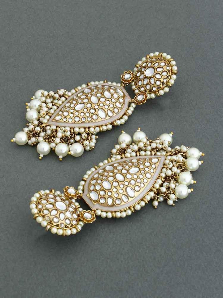 Ivory Chaitali Designer Earrings - Bling Bag