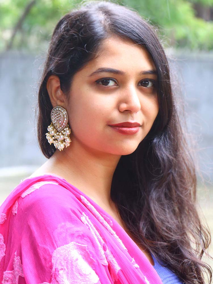 Ivory Charmi Dangler Earrings