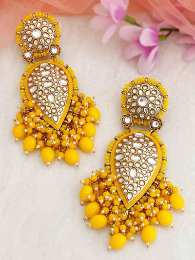 Lemon Chaitali Designer Earrings - Bling Bag