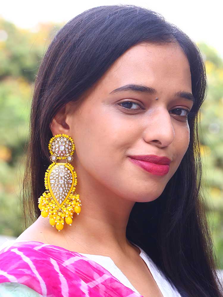 Lemon Chaitali Chandbalis