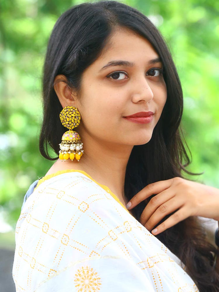 Lemon Daliha Jhumkis