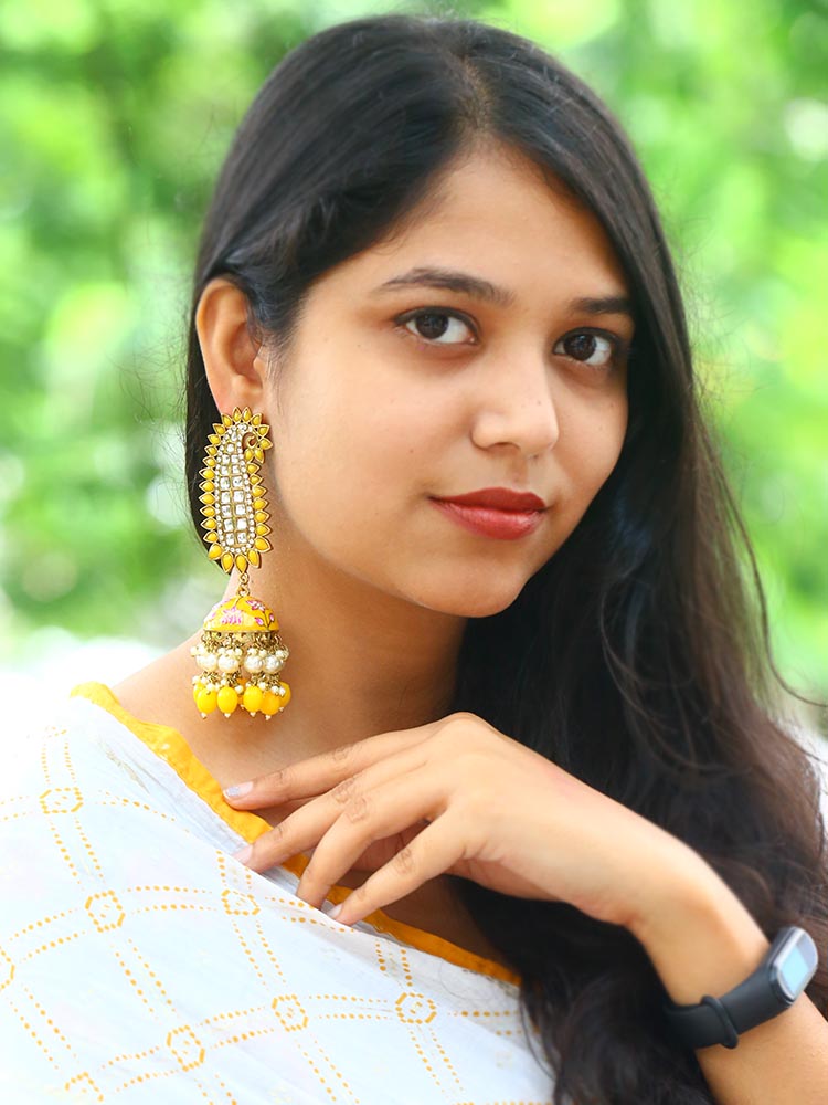 Lemon Kaashi Jhumkis