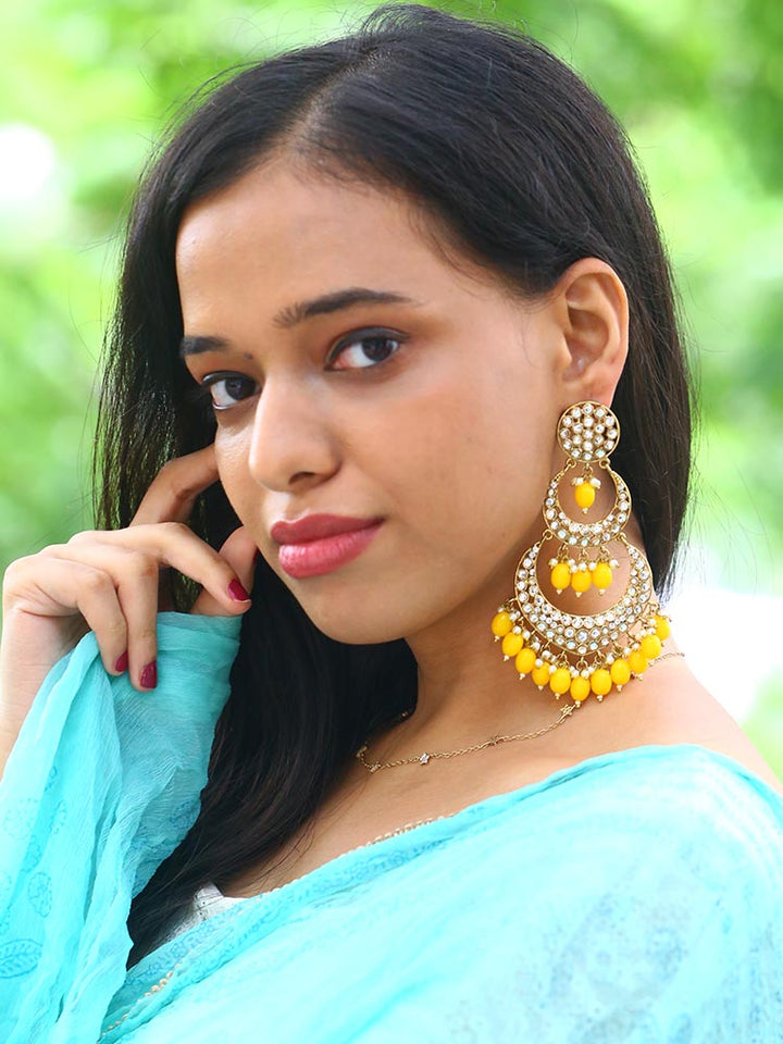 Lemon Layered Chandbalis