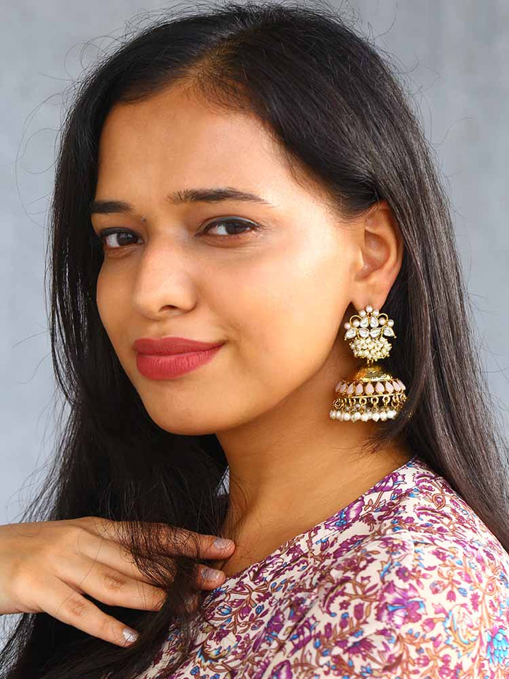 Lilac Hastha Jhumkis