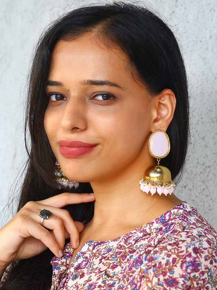 Lilac Magna Shesha Jhumkis