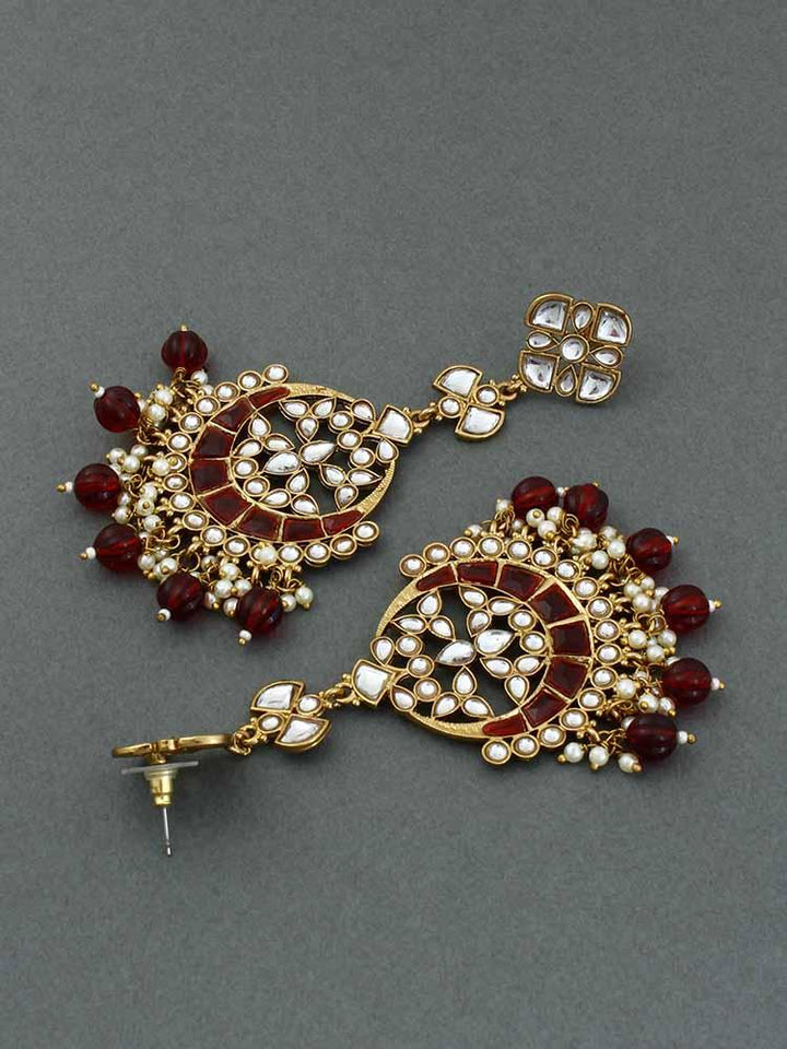 Maroon Anvi Chandbalis - Bling Bag