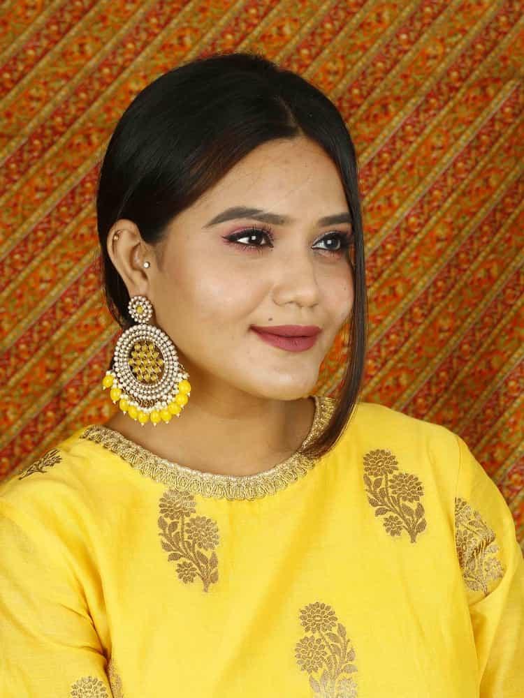 earrings - Bling Bag Lemon Nandini Designer Earrings