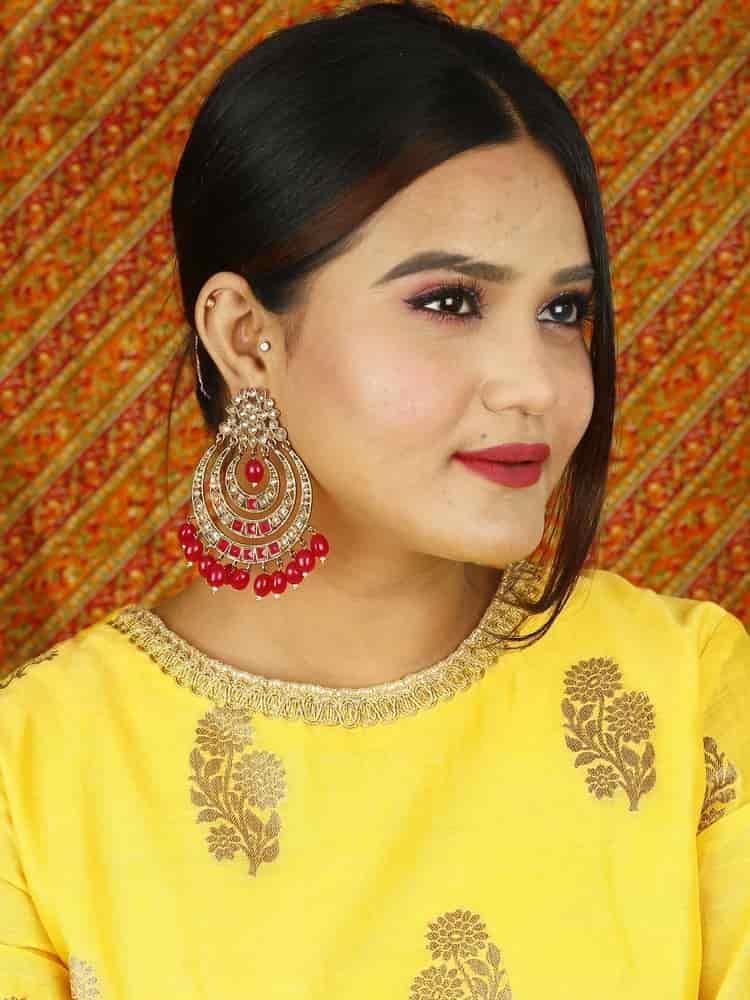 earrings - Bling Bag Ruby Zara Chaandbali Earrings