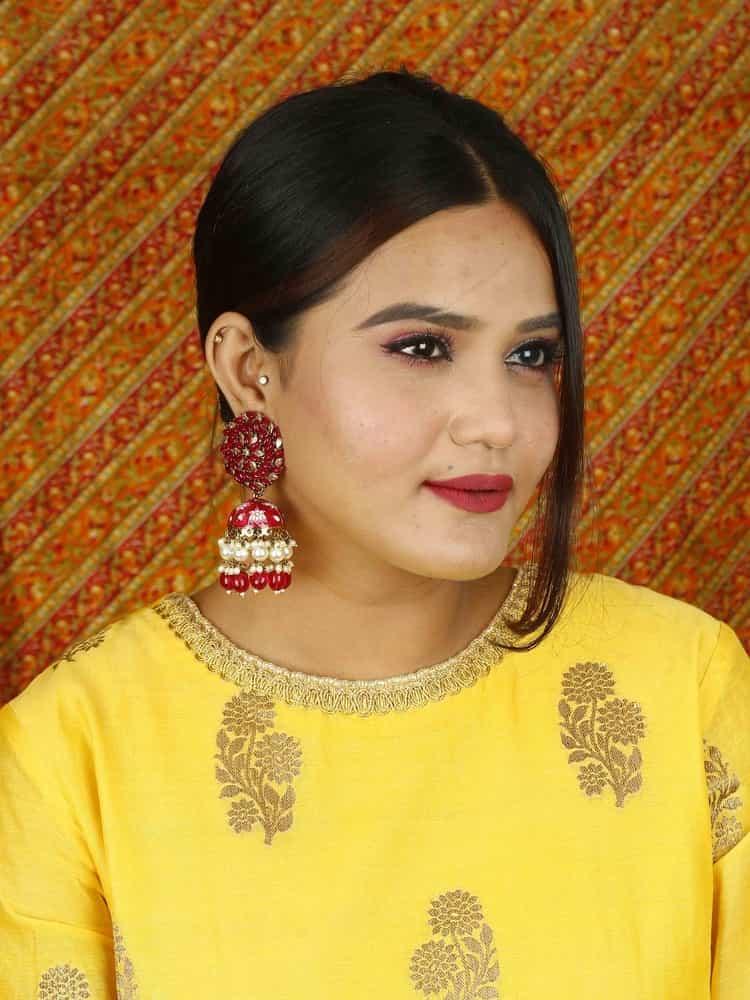 earrings - Bling Bag Rani Jessi Jhumki Earrings