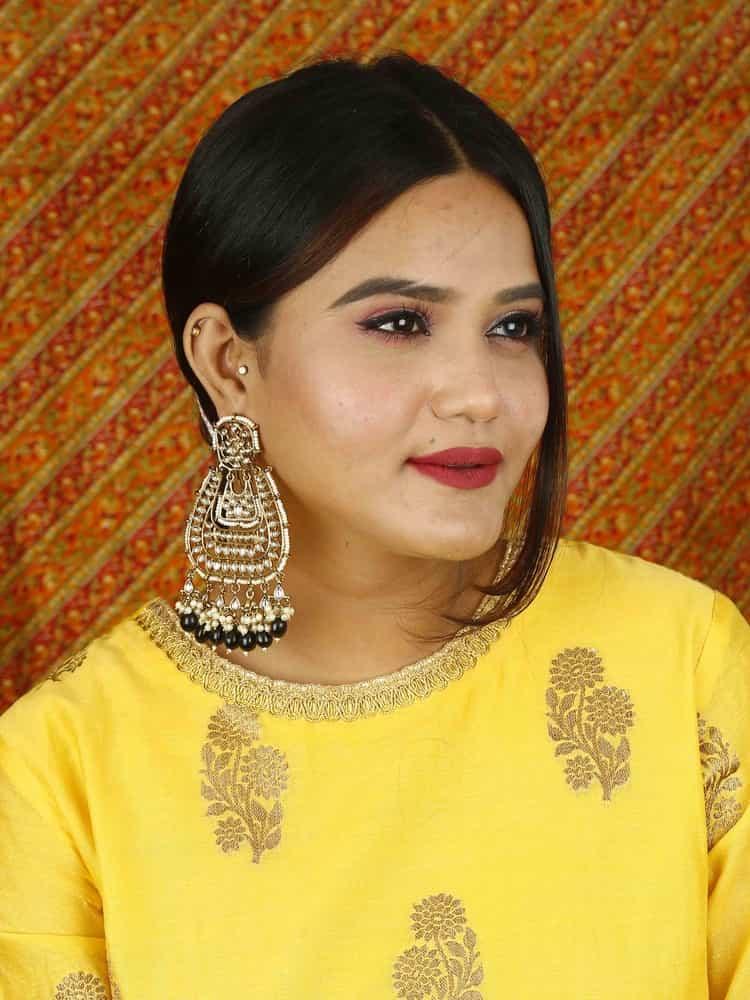 earrings - Bling Bag Jet Sonpari Designer Earrings