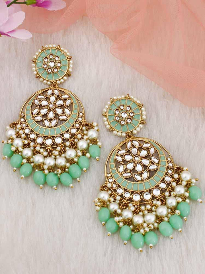 Mint Deepika Chandbalis - Bling Bag