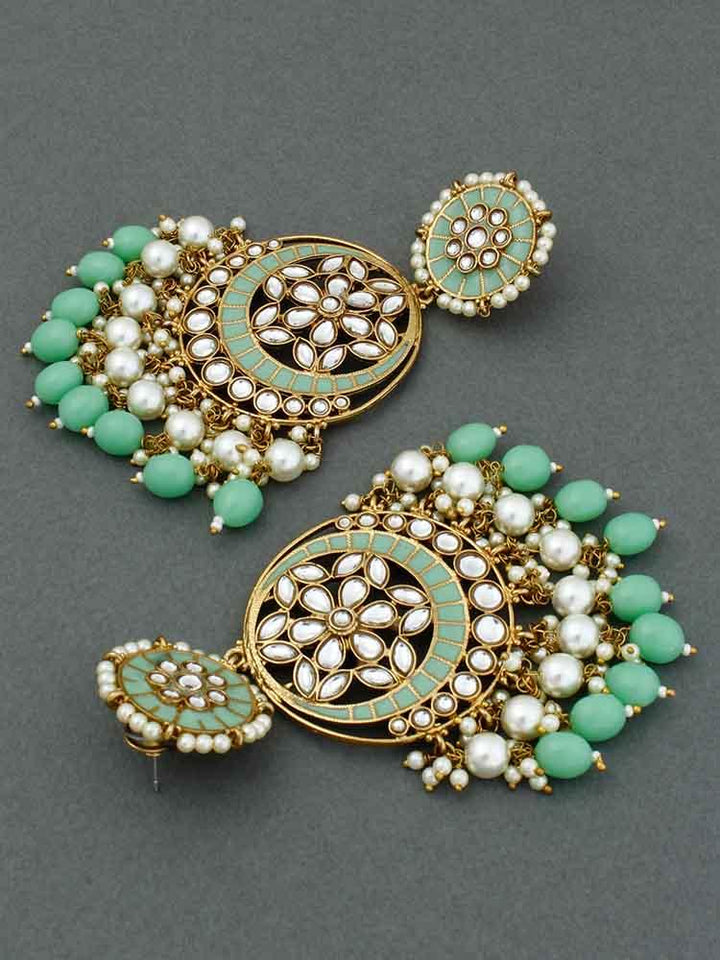 Mint Deepika Chandbalis - Bling Bag