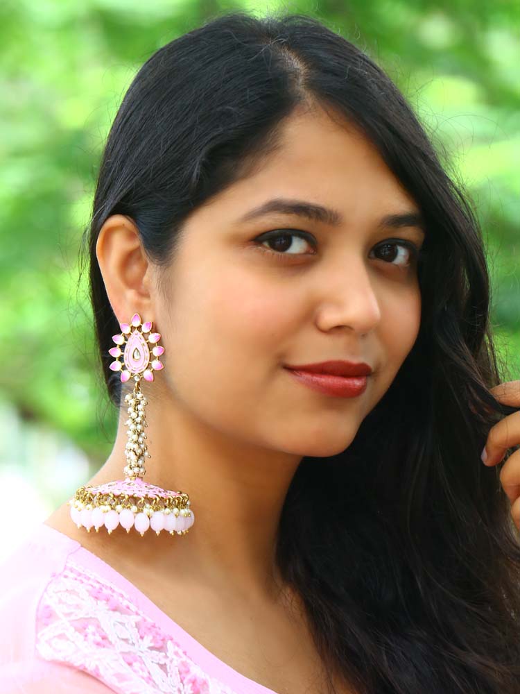 Blush Jacki Jhumkis - EOSS