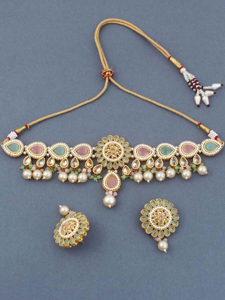 Multicolour Preet Jewellery Set - Bling Bag