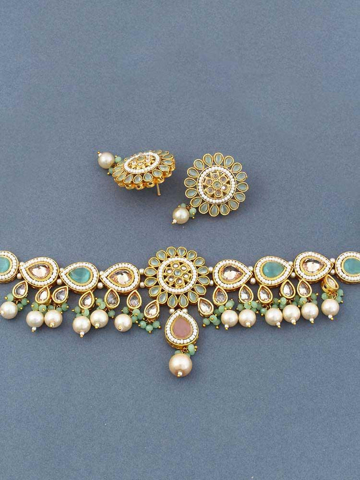 Multicolour Preet Jewellery Set - Bling Bag