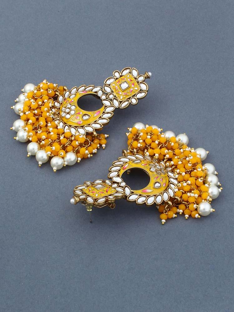 Mustard Jayanti Chandbalis - Bling Bag