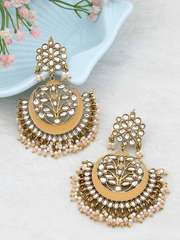 Neon Orange Sampada Chandbalis - Bling Bag