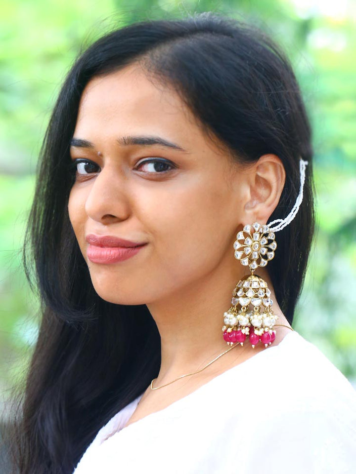 Ruby Malka Sahara Jhumkis
