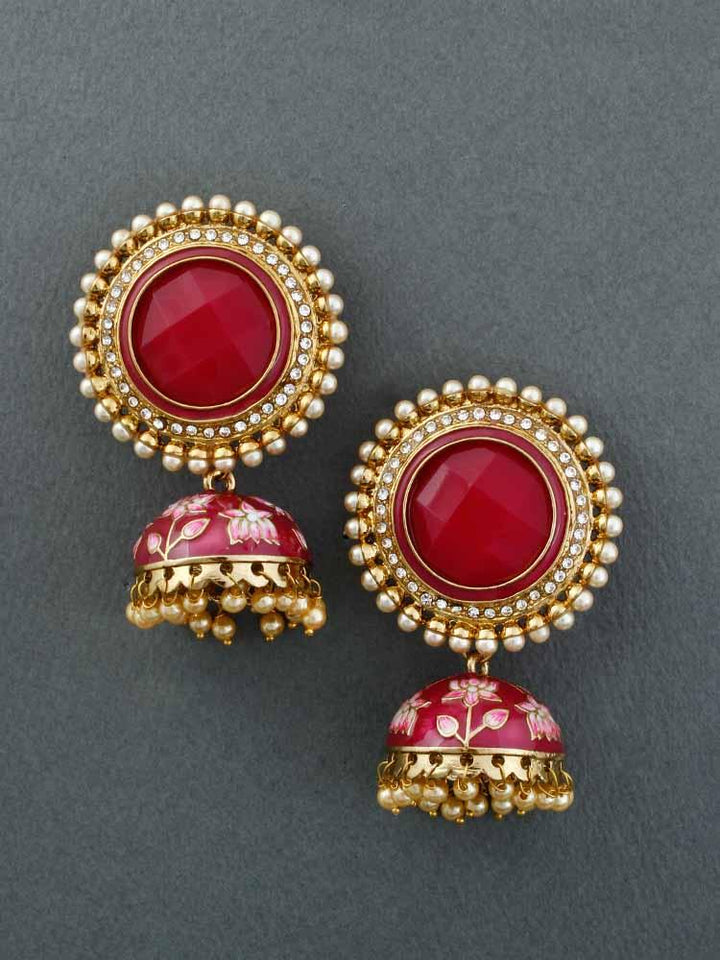 Ruby Virat Jhumkis - Bling Bag