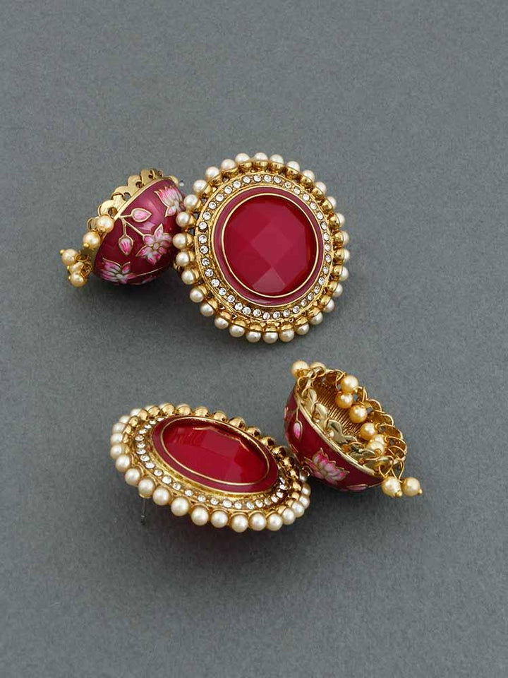 Ruby Virat Jhumkis - Bling Bag